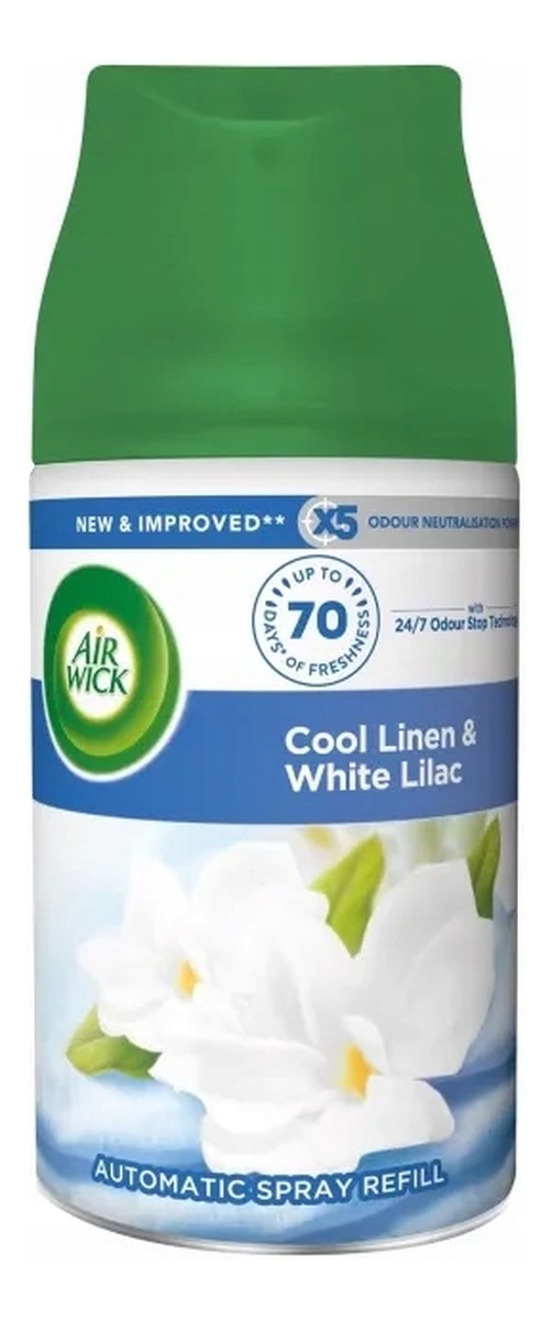 Wkład do automatycznego odświeżacza powietrza Cool Linen i White Lilac
