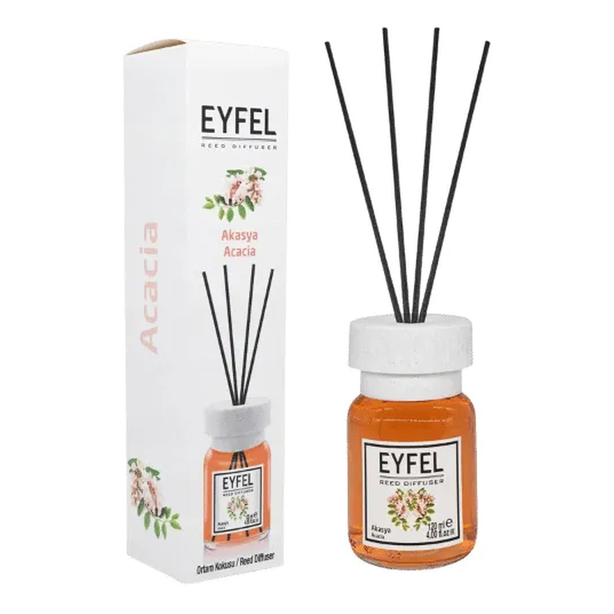 Eyfel Dyfuzor zapachowy z patyczkami Akacja 120ml