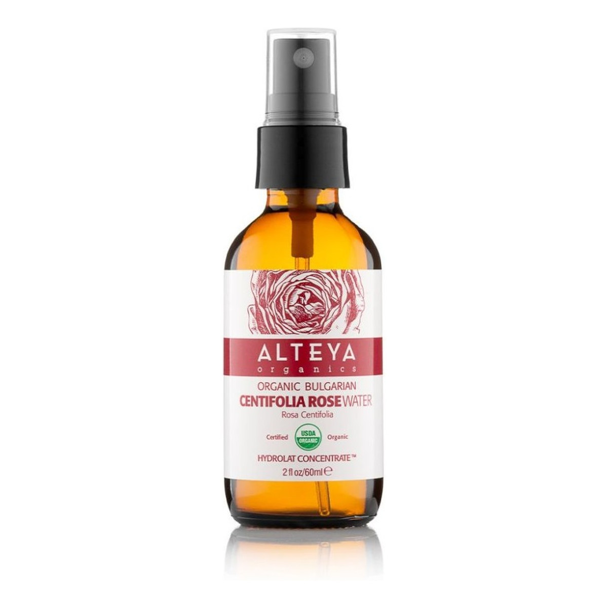 Alteya Organic Bulgarian Centifolia Rose Water organiczna Woda z róży stulistnej 60ml