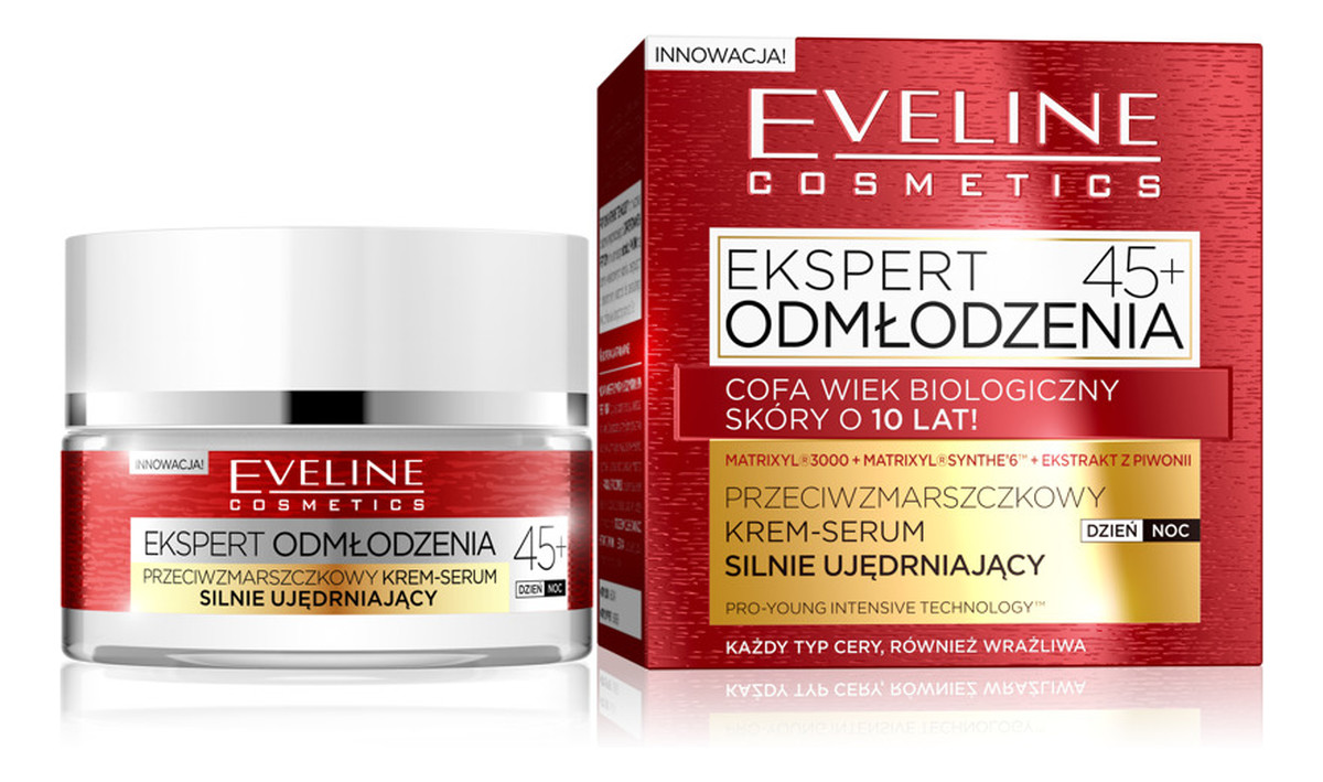 45+ Krem-serum silnie ujędrniający na dzień i noc