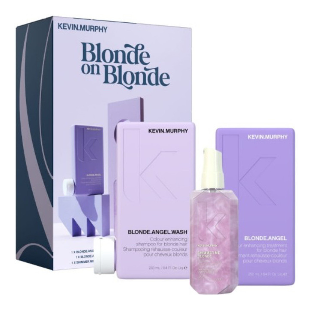 Zestaw do Blond Szampon 250ml + Kuracja 250ml + Mgiełka 100ml