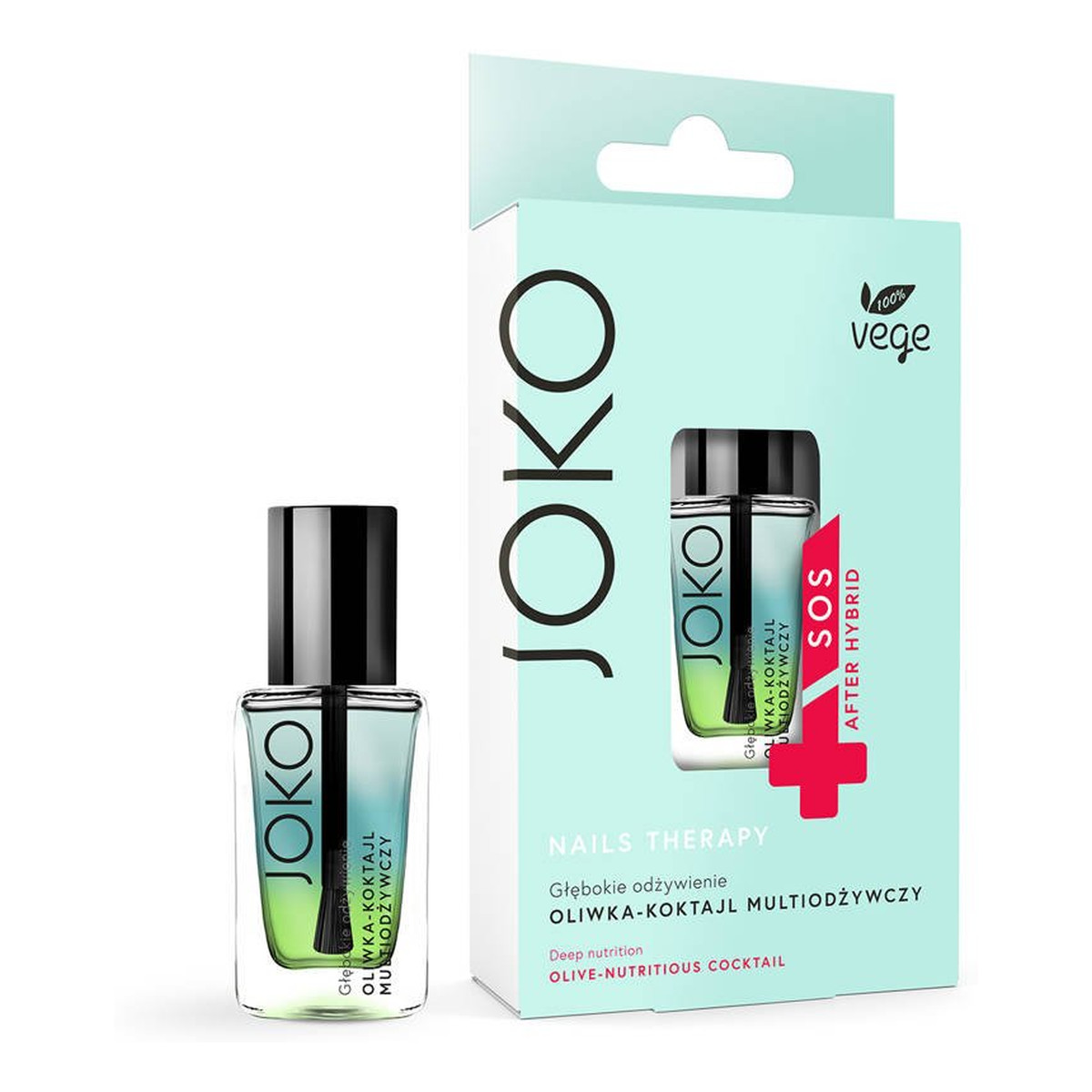 Joko Nails Therapy Oliwka-Koktajl multiodżywczy do paznokci i skórek 11ml
