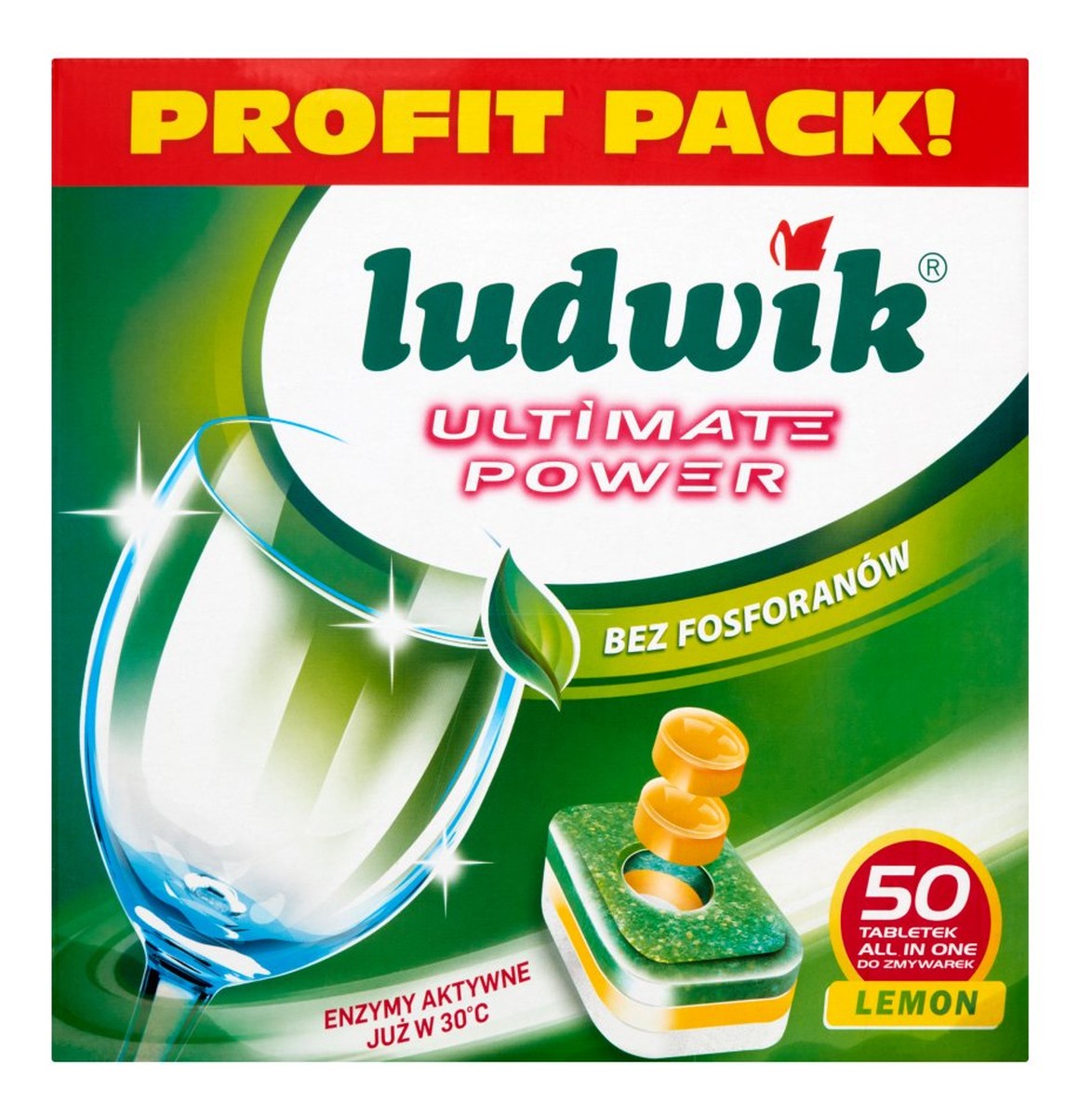 Ultimate Power Lemon Tabletki do zmywarek (50 sztuk)