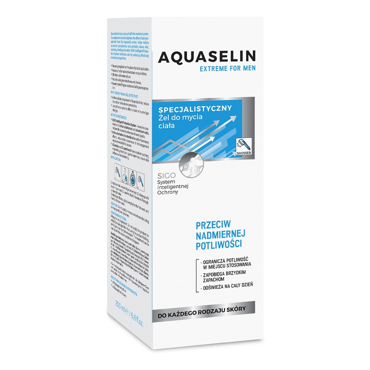 AA Aquaselin Extreme For Men specjalistyczny żel do mycia ciała 200ml