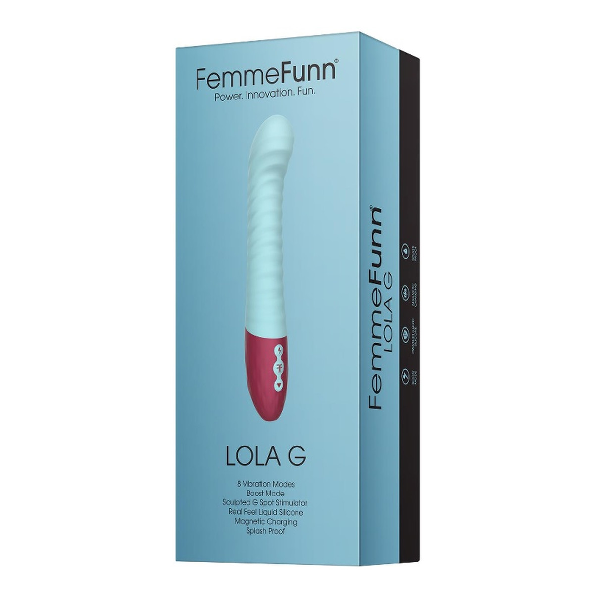 FemmeFunn Lola g wibrator do punktu g light blue