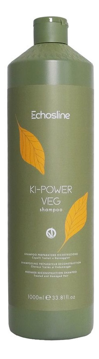 Ki Power Veg Shampoo Szampon do odbudowy włosów