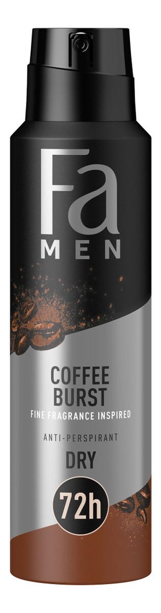 Anti-Perspirant dezodorant w spray'u dla mężczyzn Coffee Burst