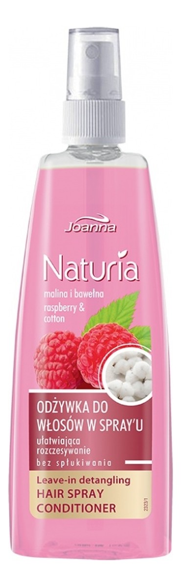 Odżywka Do Włosów w Spray'u Malina i Bawełna