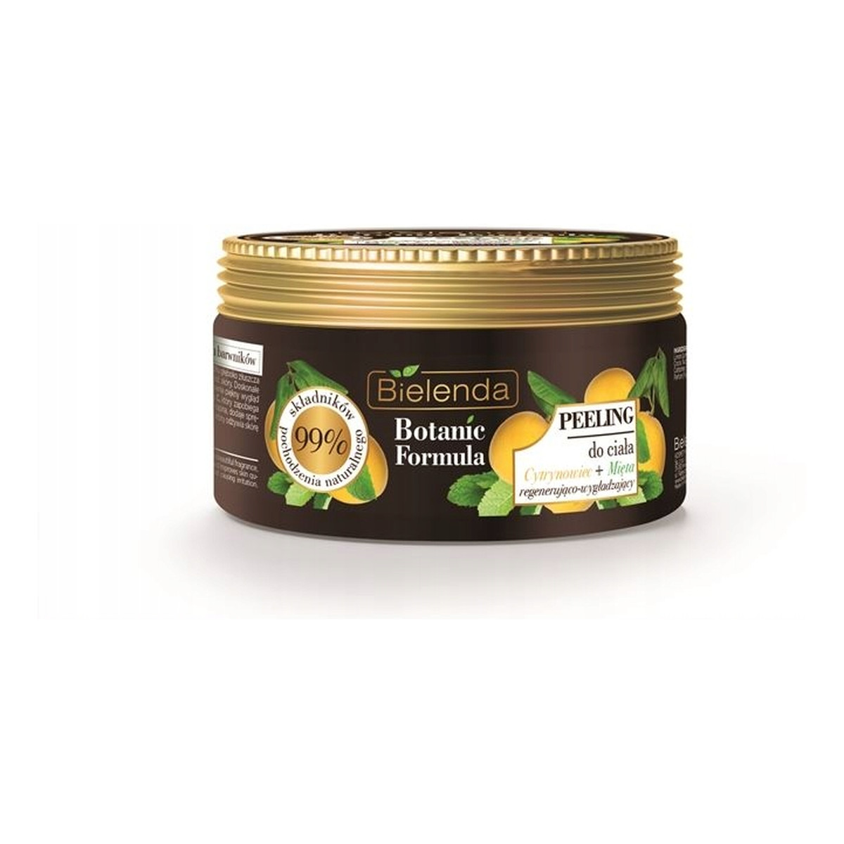 Bielenda Botanic Formula Regenerująco-Wygładzający Peeling Do Ciała Cytrynowiec i Mięta 350g
