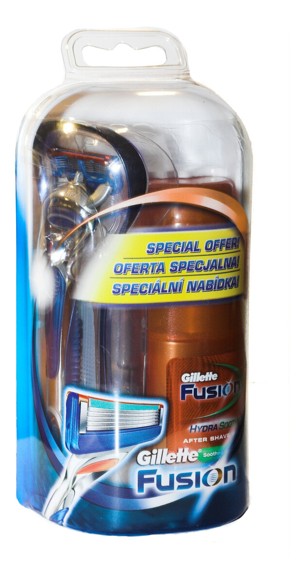 Zestaw Maszynka Do Golenia Fusion + Żel + Balsam Po Goleniu