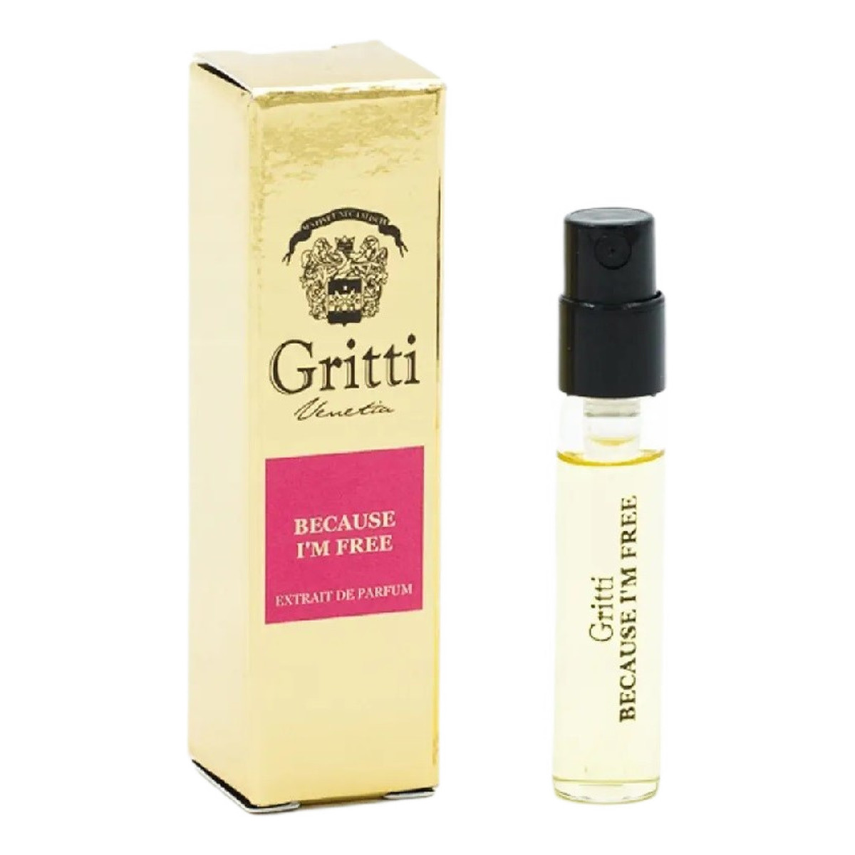 Gritti Because i'm free ekstrakt perfum spray próbka 2ml