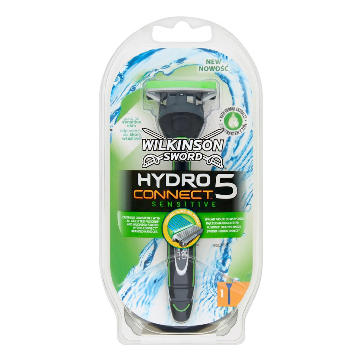 Wilkinson Hydro Connect 5 maszynka do golenia do skóry wrażliwej