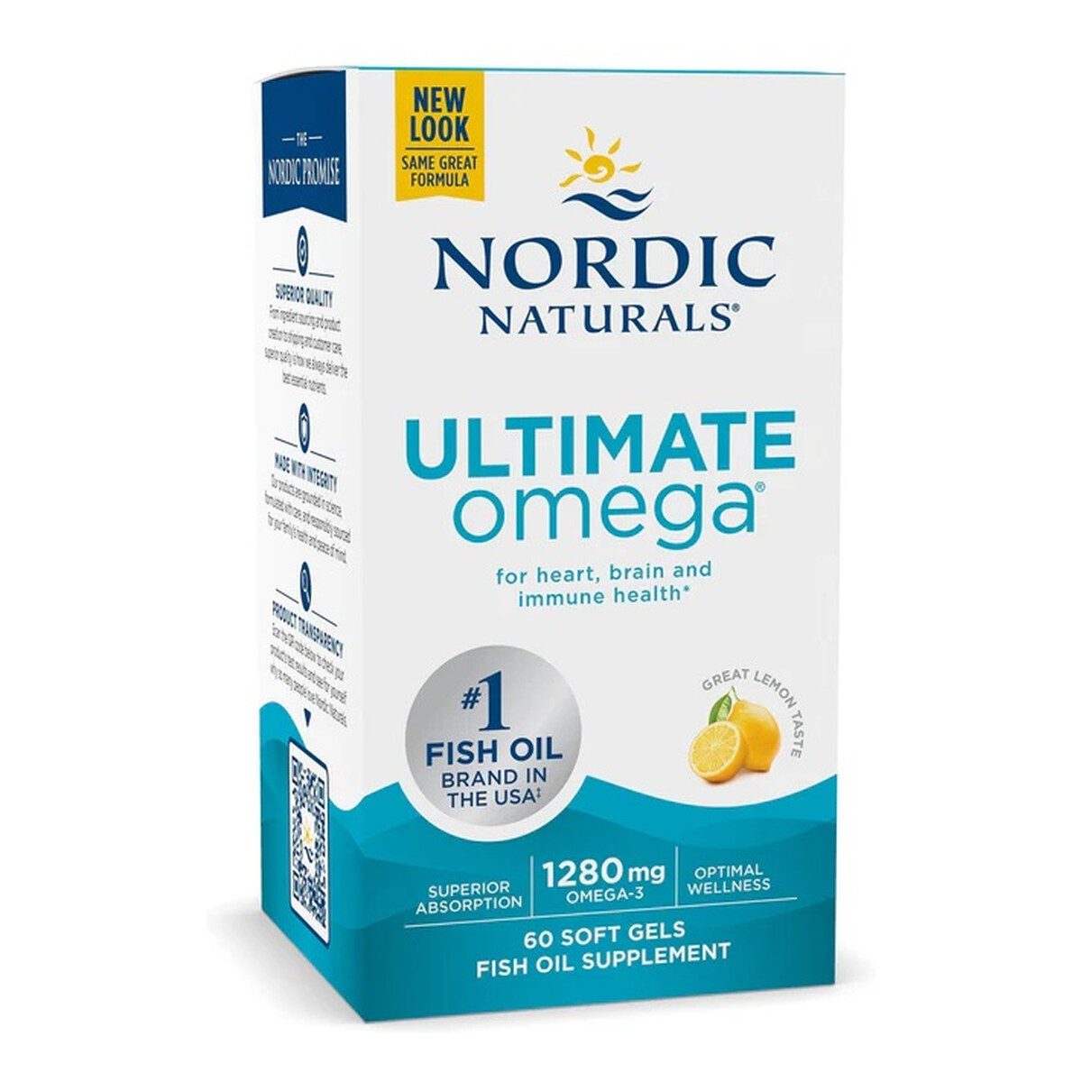 Nordic Naturals Nordic naturals_ultimate omega 1280mg suplement diety 60 kapsułek