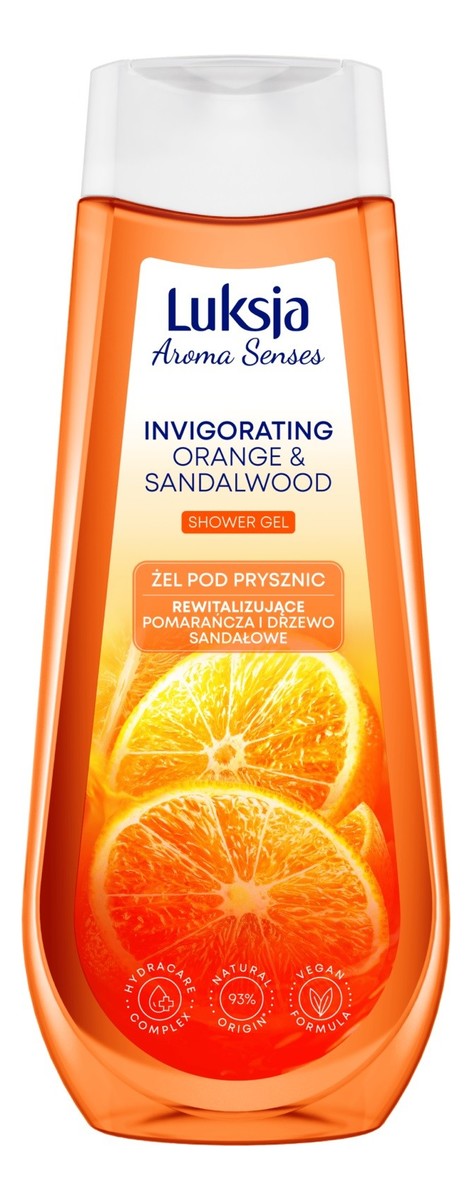 Rewitalizujący Żel pod prysznic-pomarańcza i drzewo sandałowe