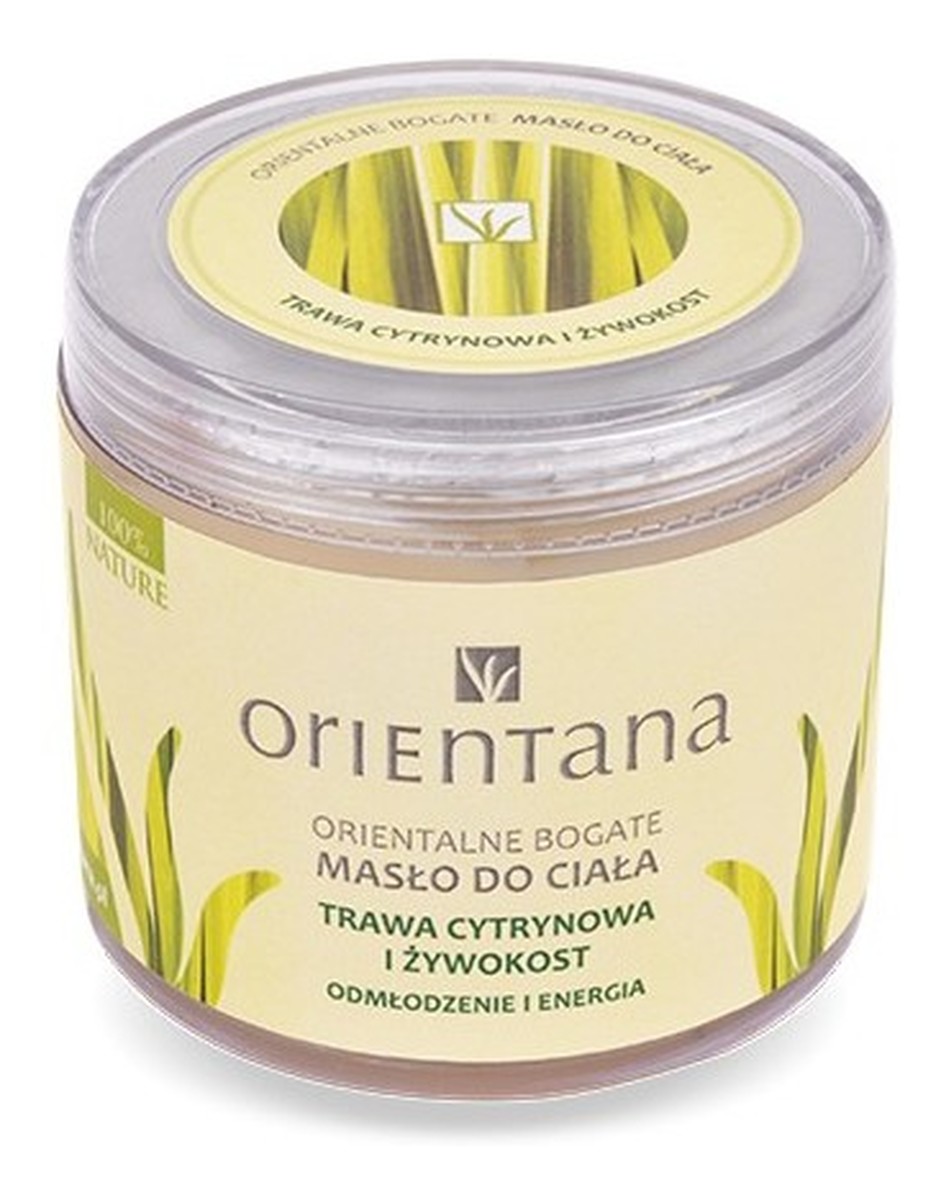 Masło do ciała trawa cytrynowa i żywokost