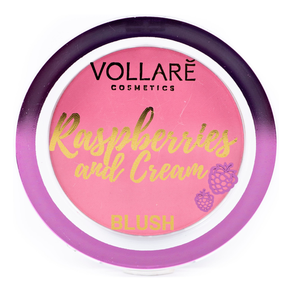 Vollare Raspberries and cream róż do policzków 01 juicy blush 5g