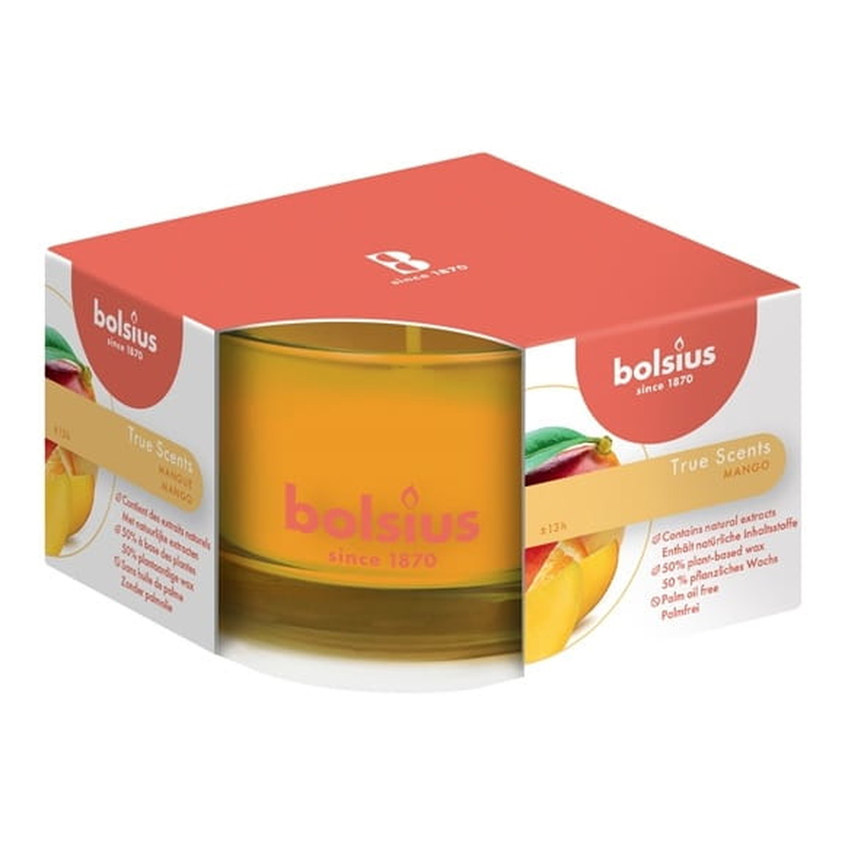 Bolsius True Scents Świeca zapachowa w szkle Mango