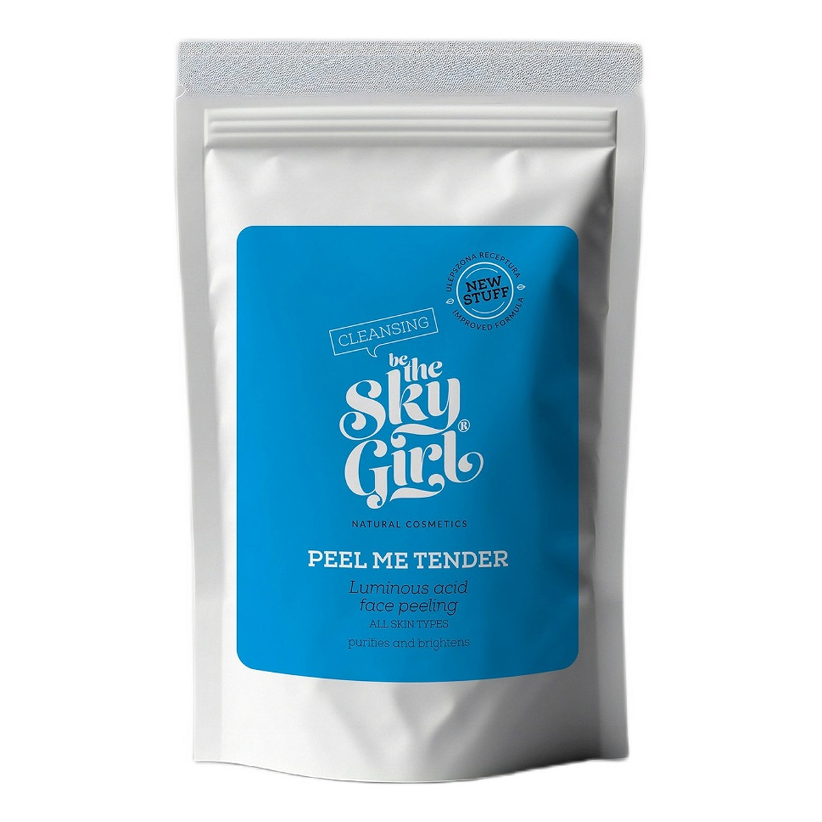 Be The Sky Girl Rozświetlający peeling kwasowy do twarzy peel me tender 60g