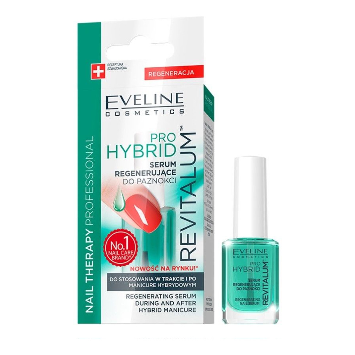 Eveline Pro Hydrid Revitalum serum regeneracyjne do paznokci 12ml
