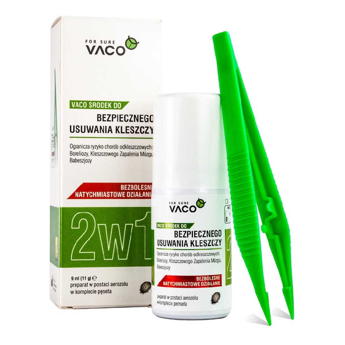 Vaco Środek do bezpiecznego usuwania kleszczy 9ml