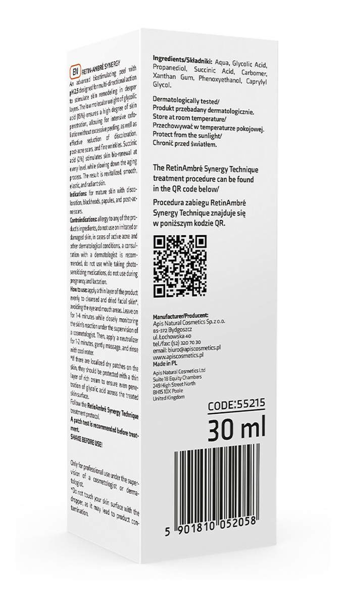 Kwas Glikolowy 15% & Kwas Bursztynowy 2%