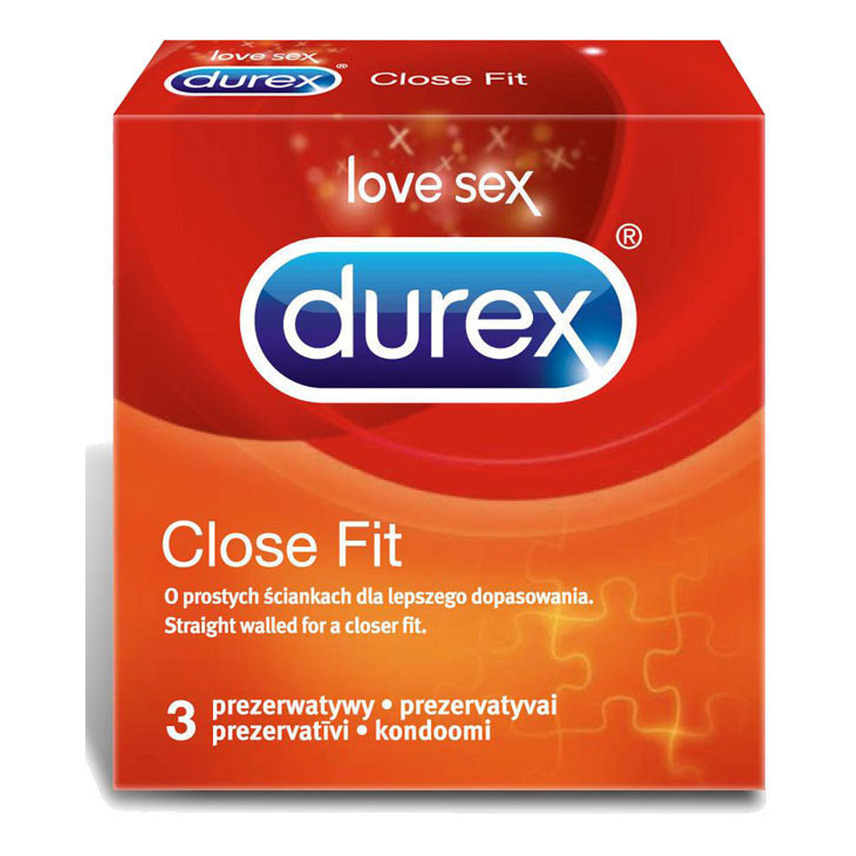 Durex Close Fit Prezerwatywy 3szt.