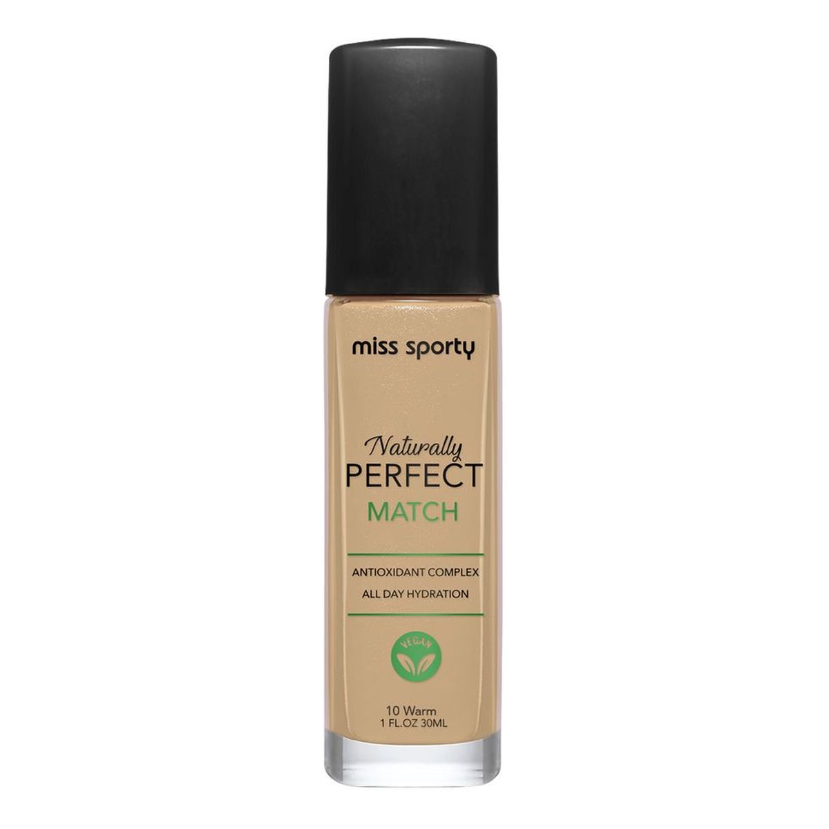 Miss Sporty Naturally Perfect Match wegański podkład nawilżający 30ml
