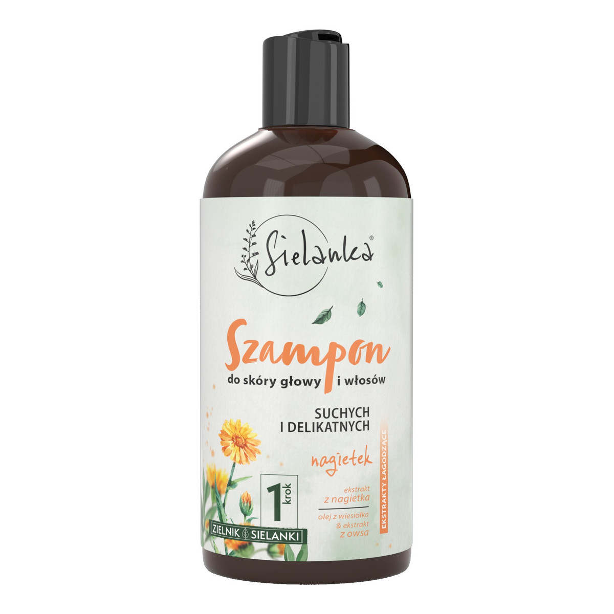 Sielanka Szampon do skóry głowy i włosów suchych i delikatnych Nagietek 400ml