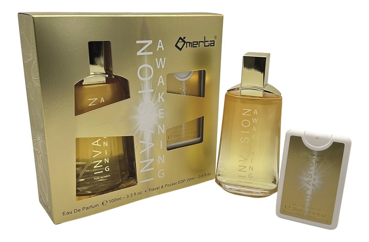 Zestaw woda perfumowana spray 100ml + woda perfumowana spray 20ml