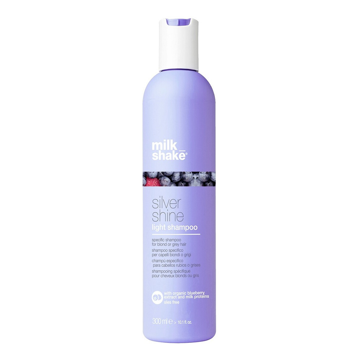 Milk Shake Silver shine light shampoo szampon redukujący żółte refleksy do włosów siwych i rozjaśnianych 300ml