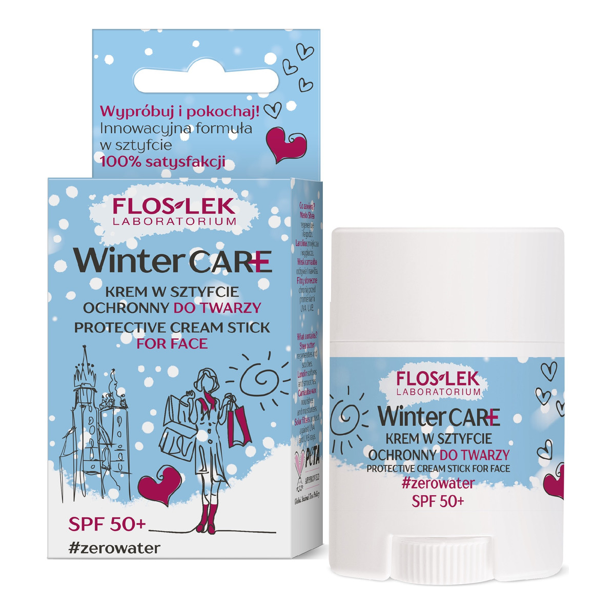 FlosLek Zima Krem ochronny w sztyfcie spf 50+