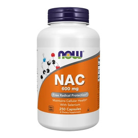 Nac 600mg suplement diety 250 kapsułek
