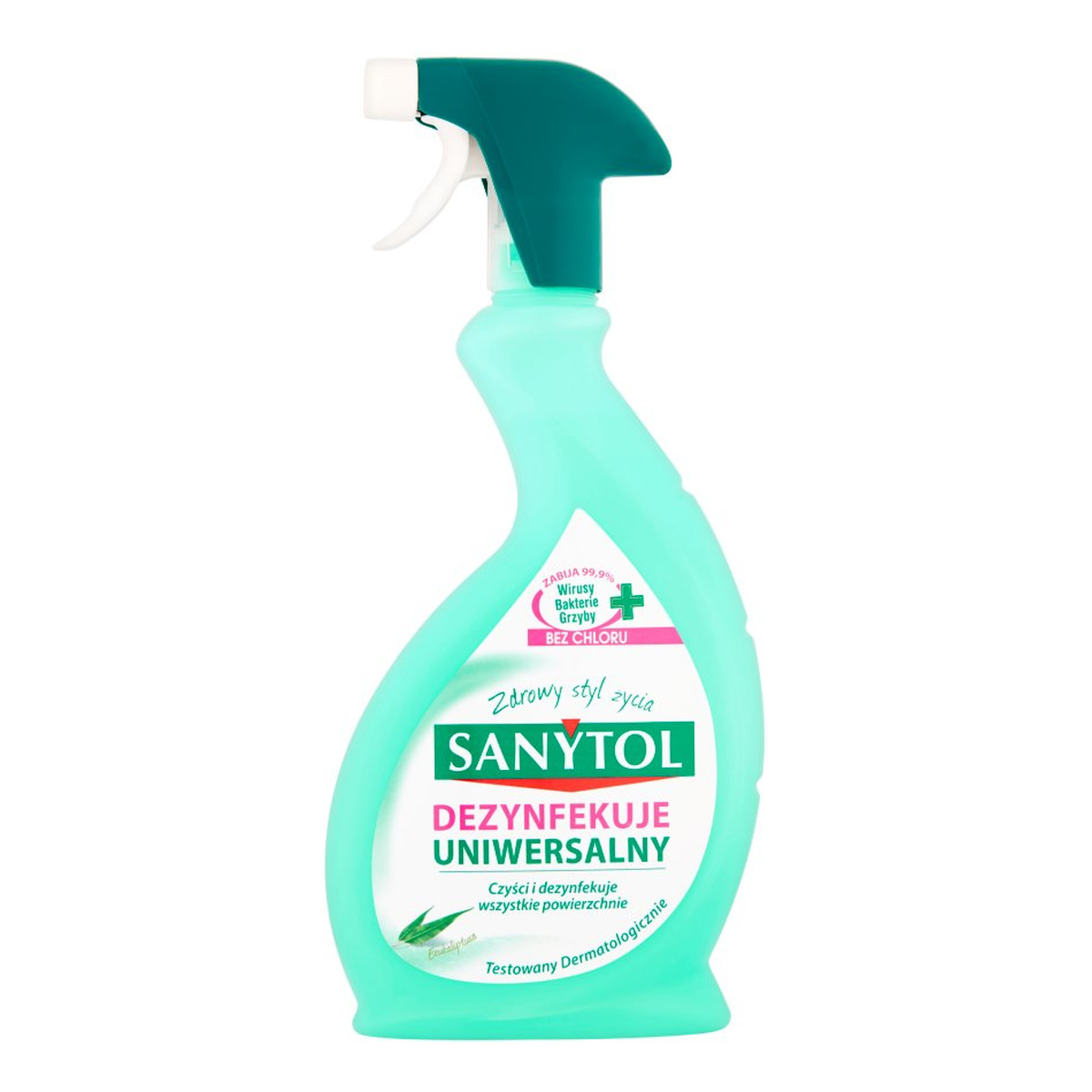 Sanytol Płyn czyszczący i dezynfekujący uniwersalny w sprayu eukaliptus 500ml
