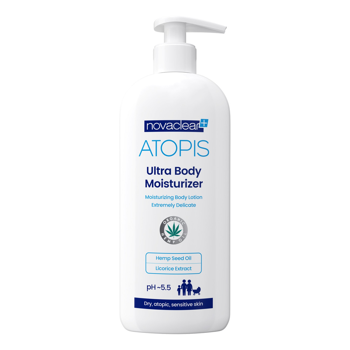 Novaclear Atopis Nawilżający balsam do twarzy i ciała Ultra Body Moisturizer 500ml
