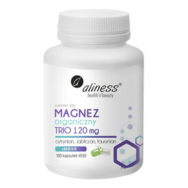 Magnez organiczny trio 120mg suplement diety 100 kapsułek