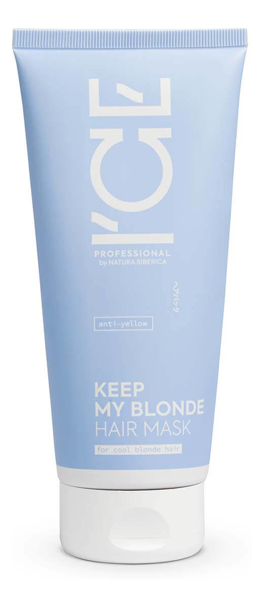 Keep My Blonde Wegańska maska do włosów farbowanych tonowanych lub rozjaśnianych na chłodny blond