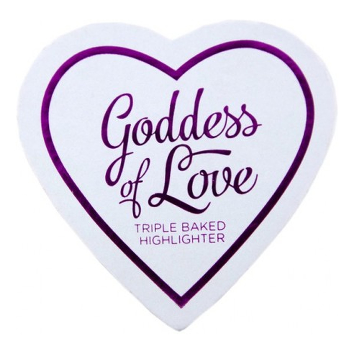 Makeup Revolution I Heart Makeup Blushing Hearts Goddess of Love Triple Baked Highlighter Rozświetlacz Do Twarzy 10g