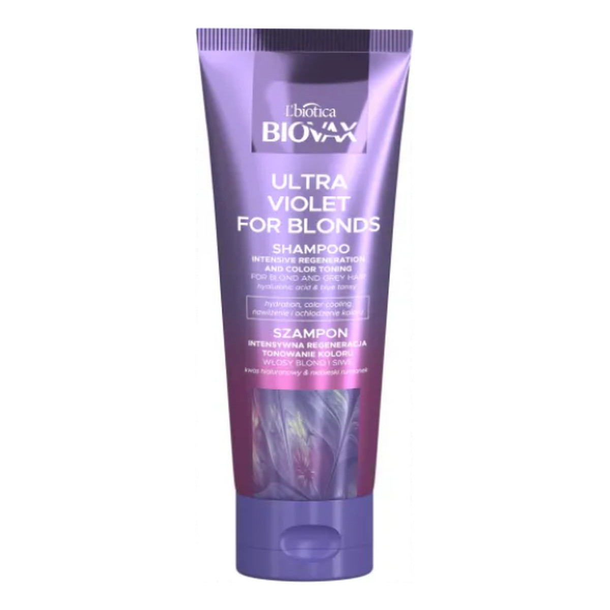 Biovax Ultra Violet for Blonds Szampon Intensywna Regeneracja i Tonowanie Koloru do włosów blond i siwych 200ml