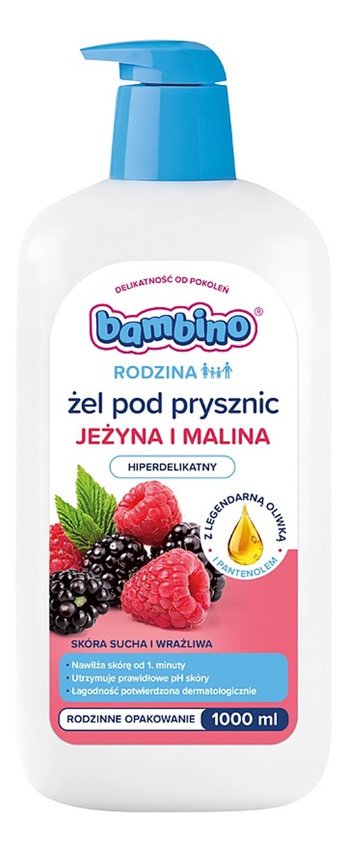 żel pod prysznic Jeżyna i Malina
