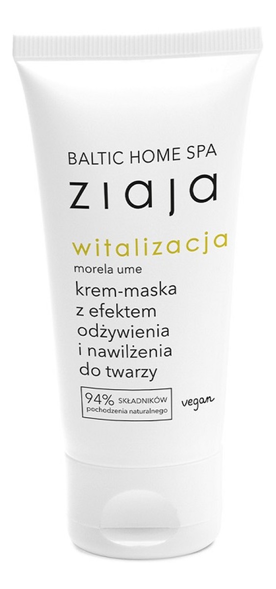 Witalizacja krem-maska z efektem odżywienia i nawilżenia do twarzy