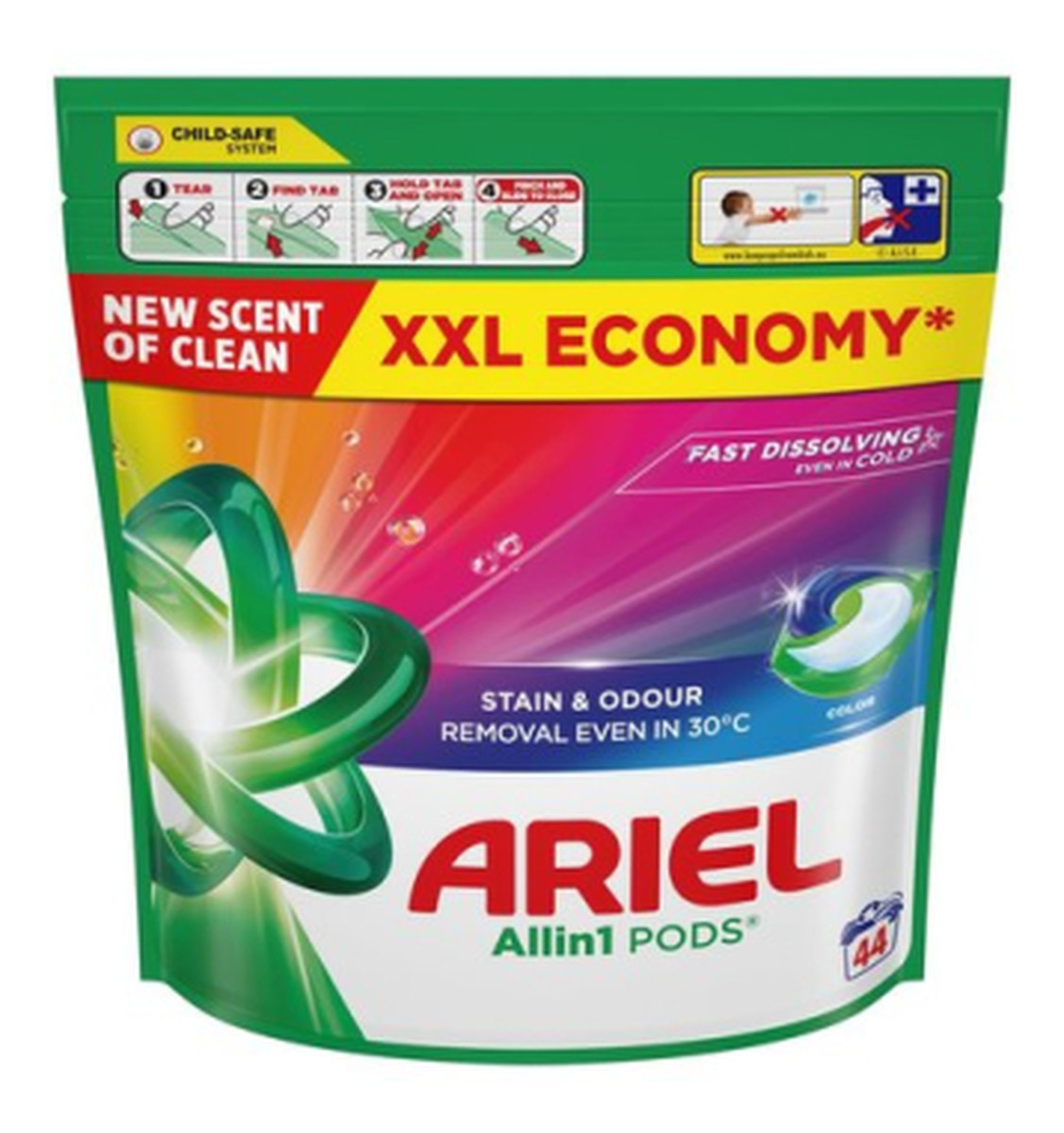 Kapsułki do prania kolorów All in1 Pods 44 szt.