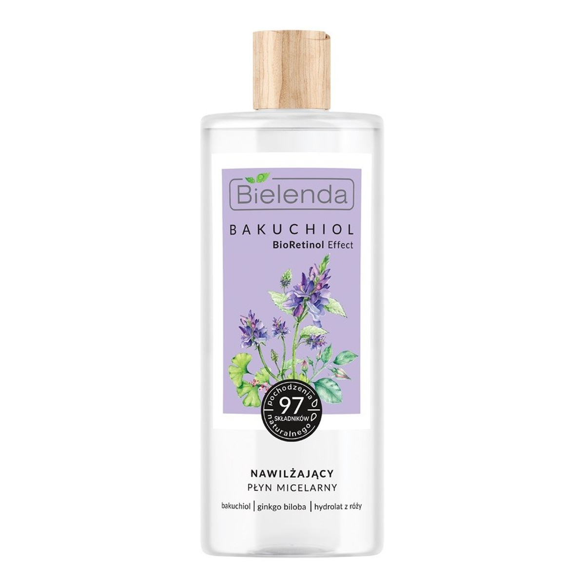 Bielenda Bakuchiol BioRetinol Effect Nawilżający Płyn micelarny 500ml