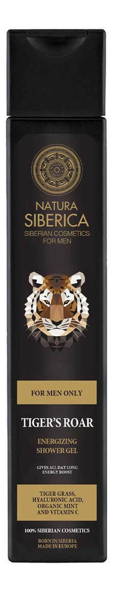 Naturalny energetyzujący żel pod prysznic Ryk Tygrysa