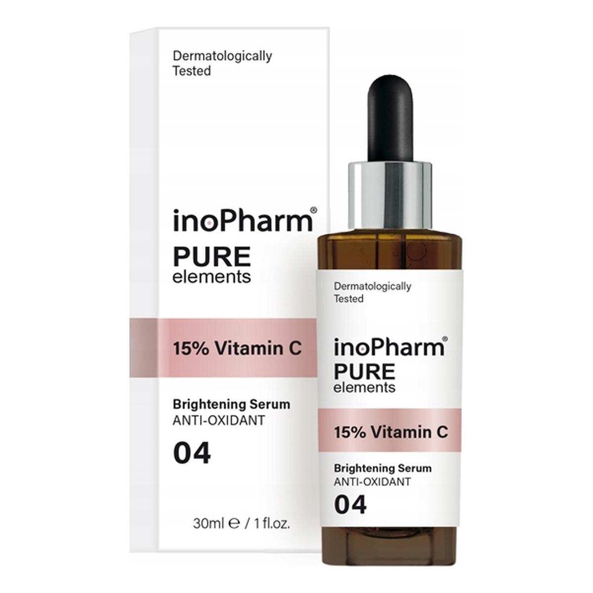 InoPharm PURE elements Serum do twarzy z 15% witaminą C 30ml
