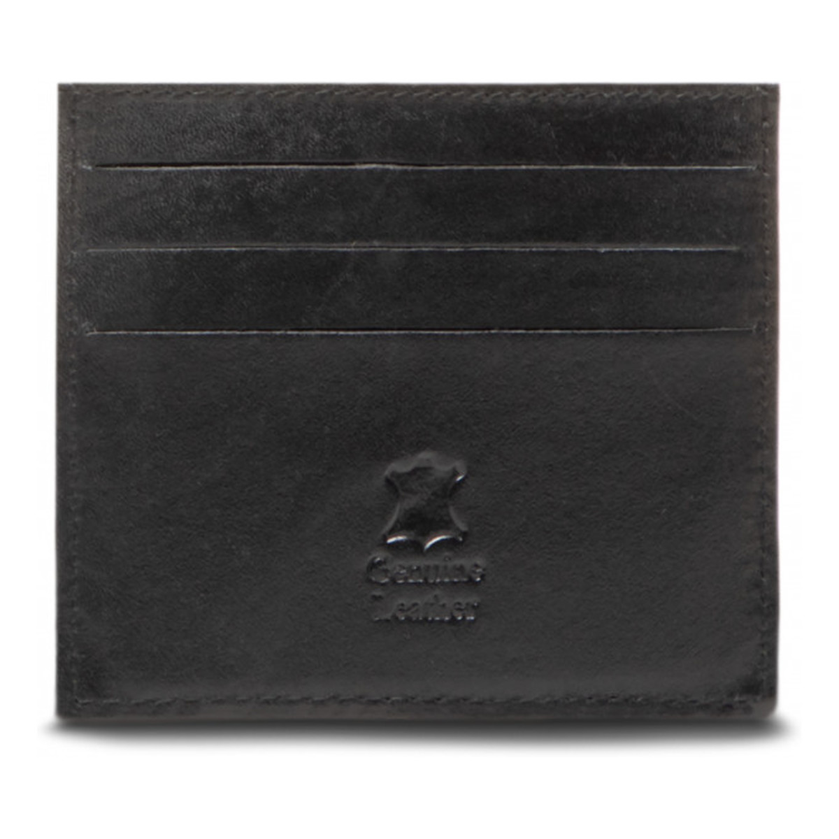 Semi Line Portfel męski skórzany Czarny P8227-0