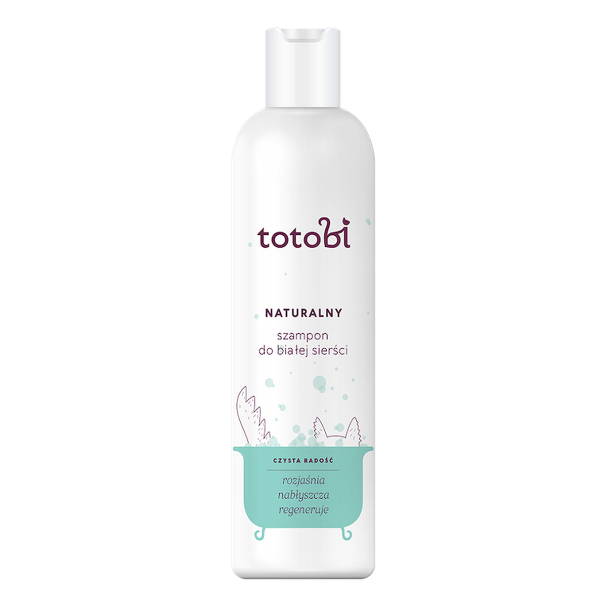 Totobi Naturalny szampon do białej sierści zwierząt 300ml