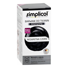 Barwnik do tkanin intensywny aksamitna czerń