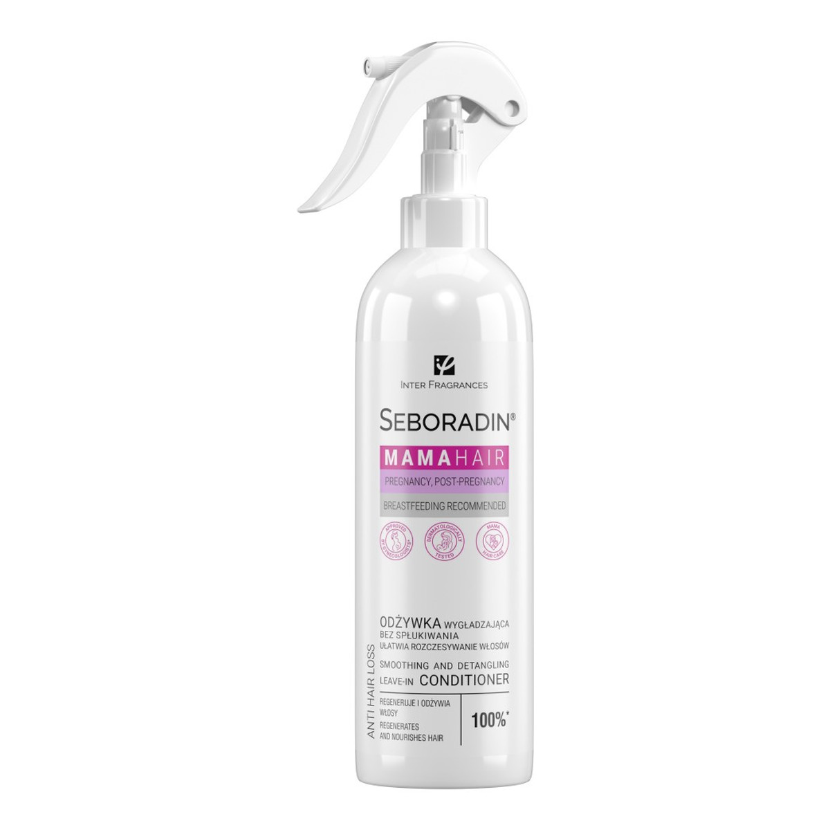 Seboradin Mama Hair odżywka wygładzająca bez spłukiwania dla kobiet w ciąży i w okresie okołoporodowym 200ml