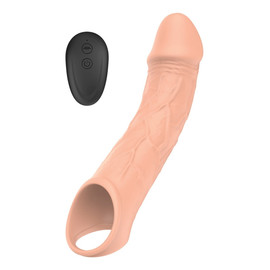 Vibrating extension wibracyjna przedłużka na penisa z pilotem