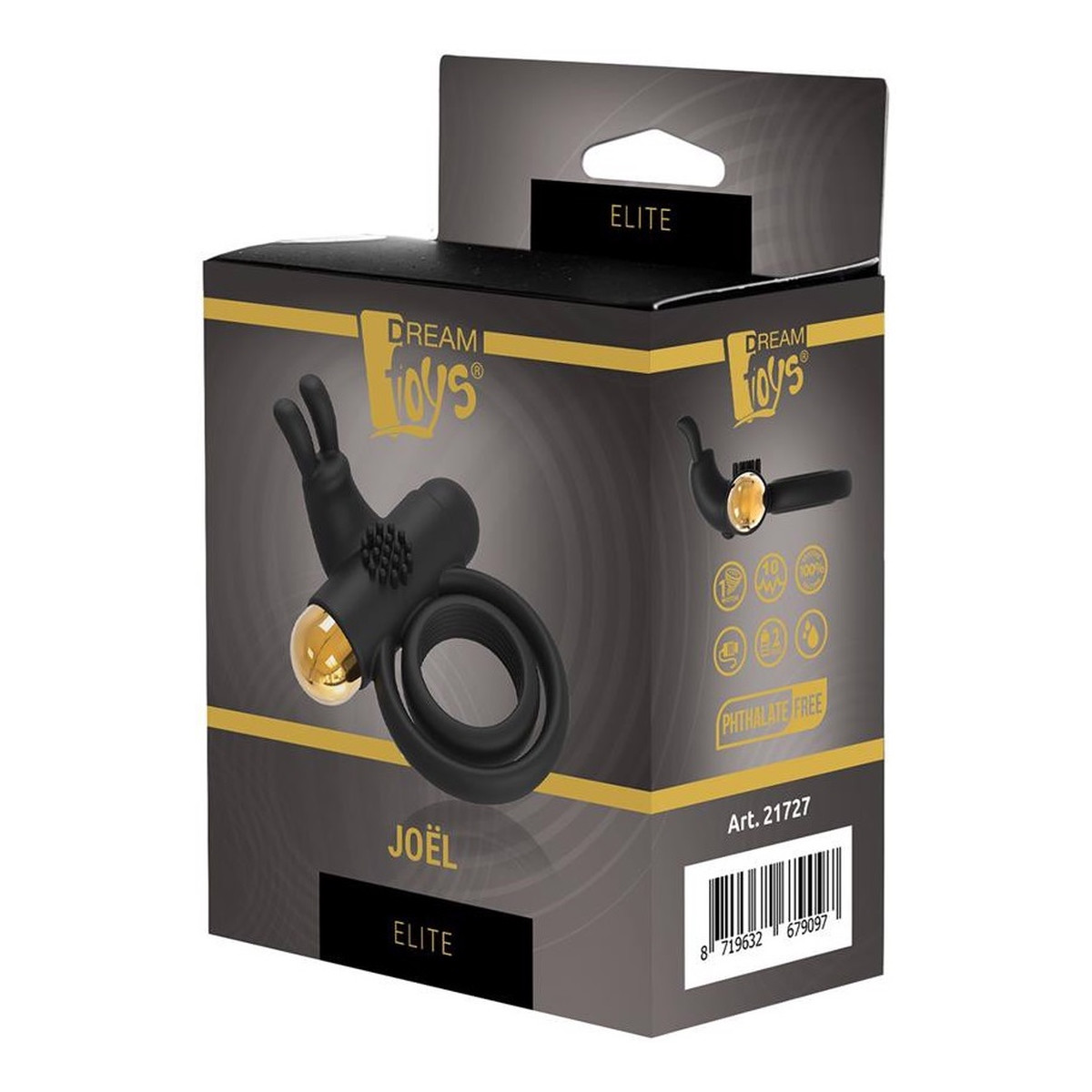 Dream Toys Elite joel wibrujący pierścień na penisa